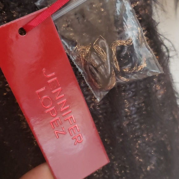 Jennifer Lopez CLEARANCE Eyelash Metallic Sweater - Picture 8 of 11